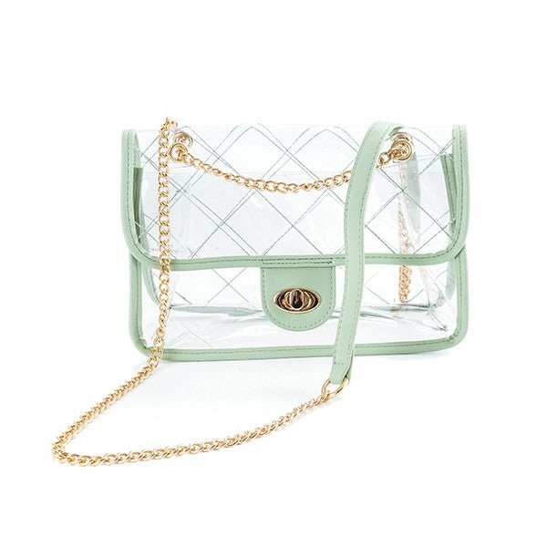 Clear Quilted PVC Bag