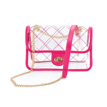 Clear Quilted PVC Bag