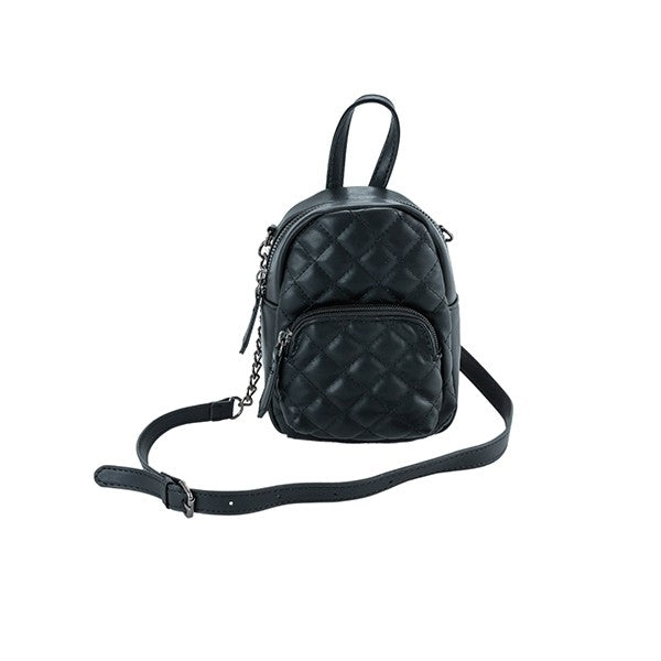 Quilted Crossbody Satchel Bag