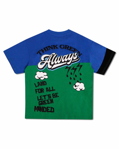 Men's Think Green Cut & Sew Graphic Tee