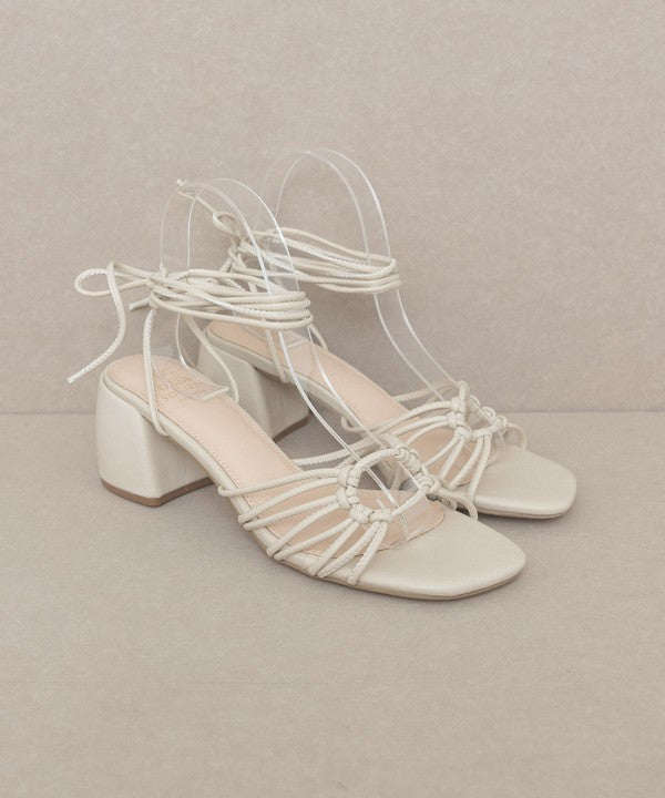 OASIS SOCIETY Celia - Knotted Lace Up Heel KKE Originals