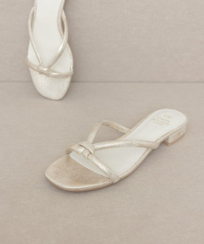 OASIS SOCIETY Ada - Delicate Knotted Flat Sandal KKE Originals