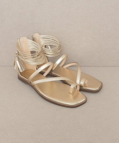 Abril  Strappy Ankle Wrap Sandal KKE Originals