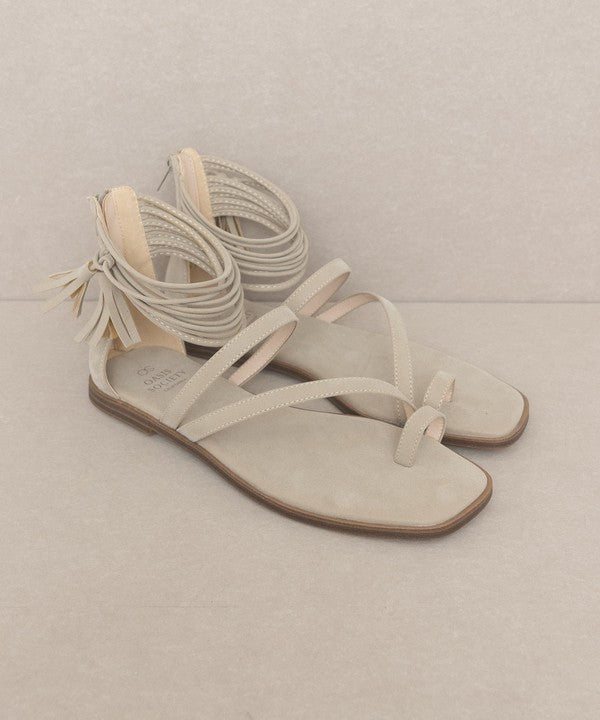 Abril  Strappy Ankle Wrap Sandal KKE Originals