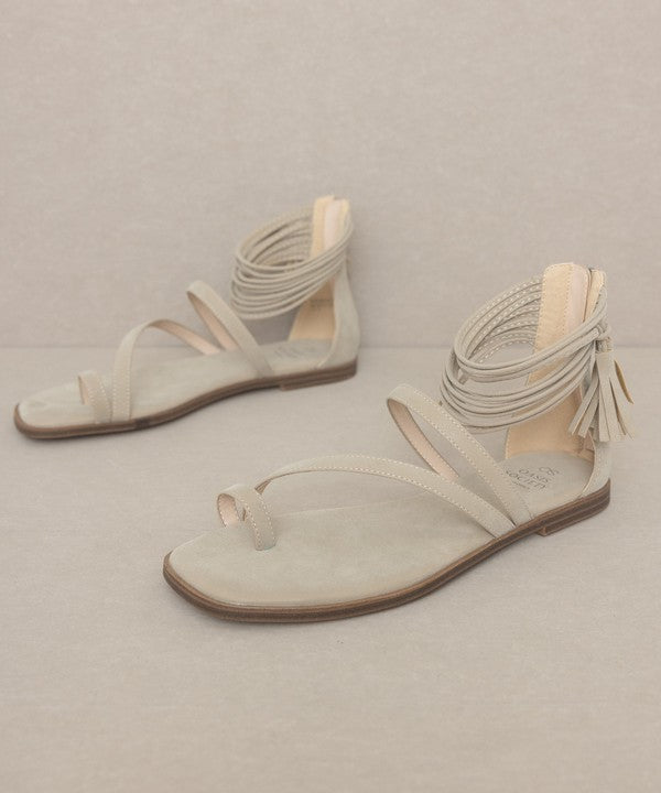 Abril  Strappy Ankle Wrap Sandal KKE Originals