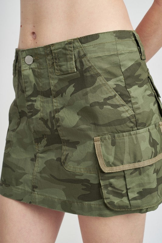 CARGO MINI SKIRT