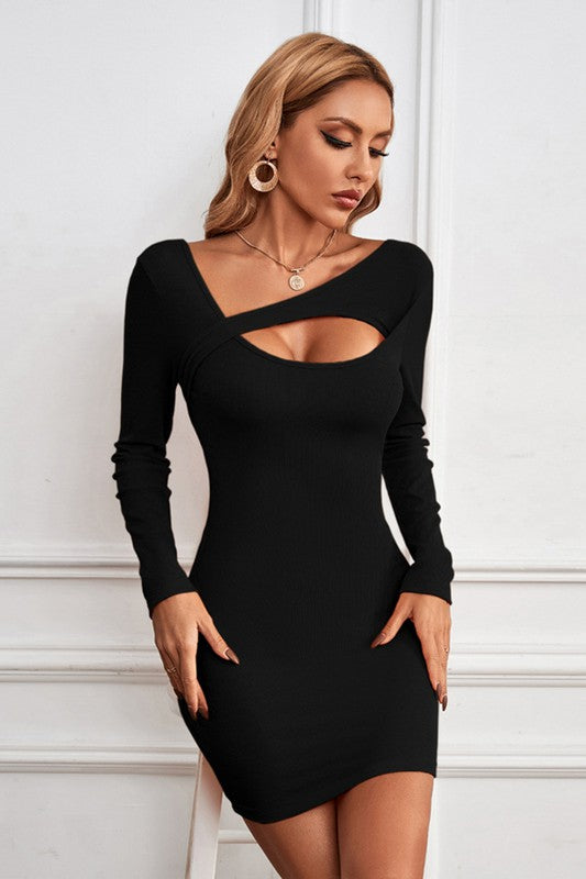 Long Sleeve Bodycon Mini Dress