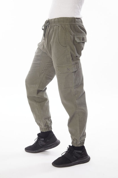 Men's Cargo Twill Jogger Pant Blue Age