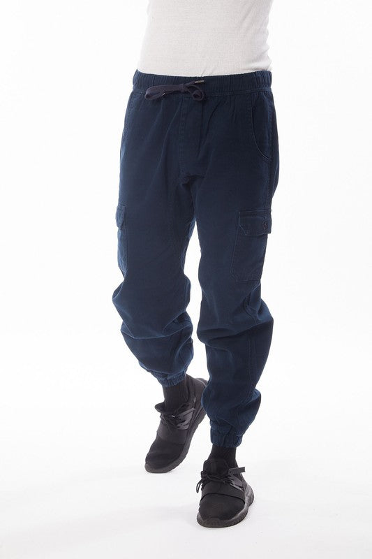 Men's Cargo Twill Jogger Pant Blue Age