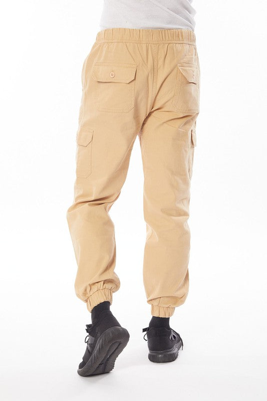 Men's Cargo Twill Jogger Pant Blue Age