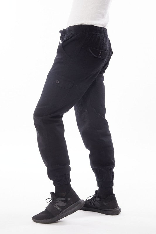 Men's Cargo Twill Jogger Pant Blue Age