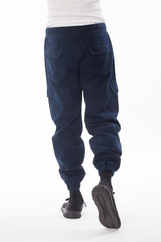 Men's Cargo Twill Jogger Pant Blue Age