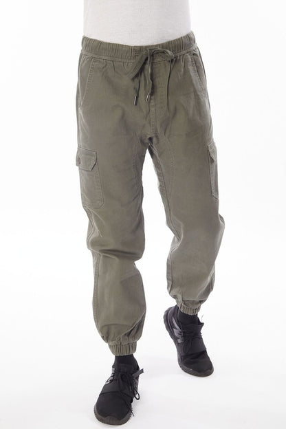 Men's Cargo Twill Jogger Pant Blue Age