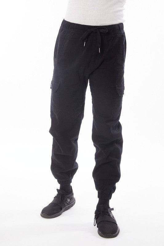 Men's Cargo Twill Jogger Pant Blue Age