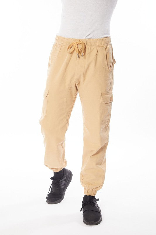 Men's Cargo Twill Jogger Pant Blue Age