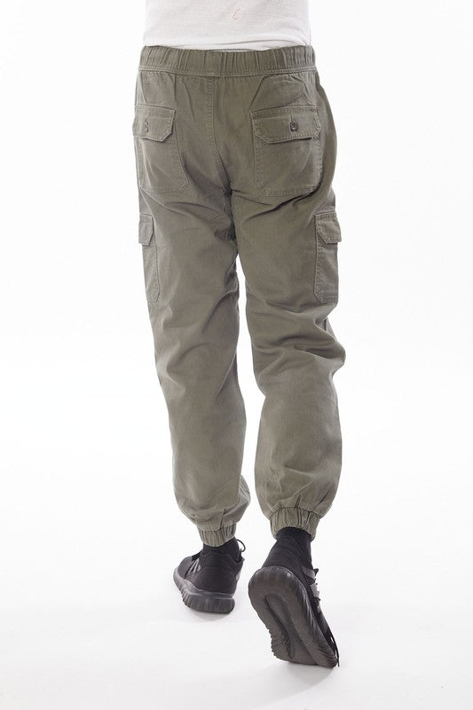 Men's Cargo Twill Jogger Pant Blue Age