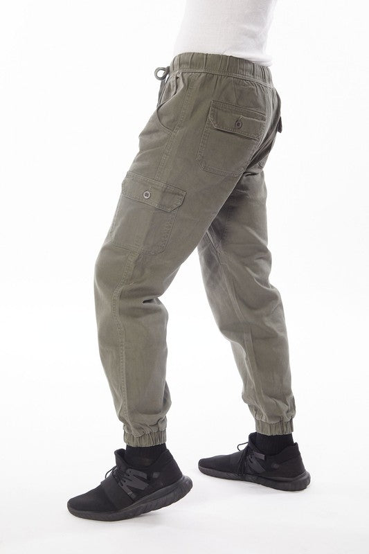 Men's Cargo Twill Jogger Pant Blue Age