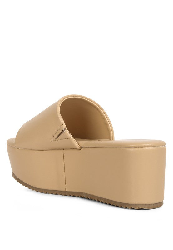 Karly Chunky Platform Sliders