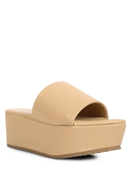 Karly Chunky Platform Sliders