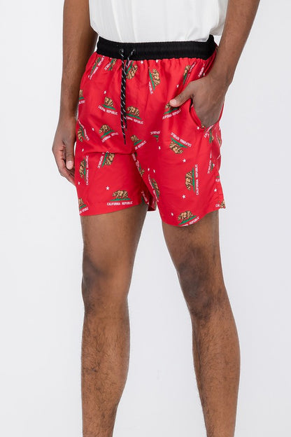 Men's All-Over Cali Swim Shorts