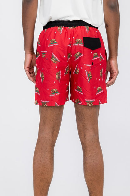 Men's All-Over Cali Swim Shorts