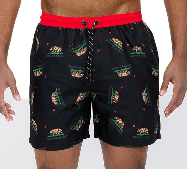 Men's All-Over Cali Swim Shorts