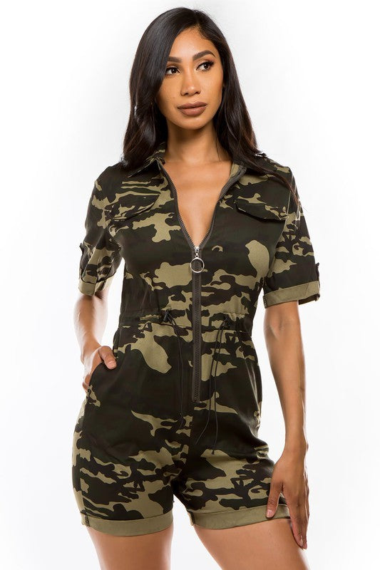 Camo Romper