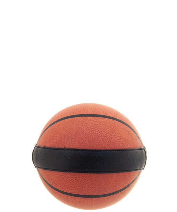 Basketball Round Link Handle Crossbody Bag