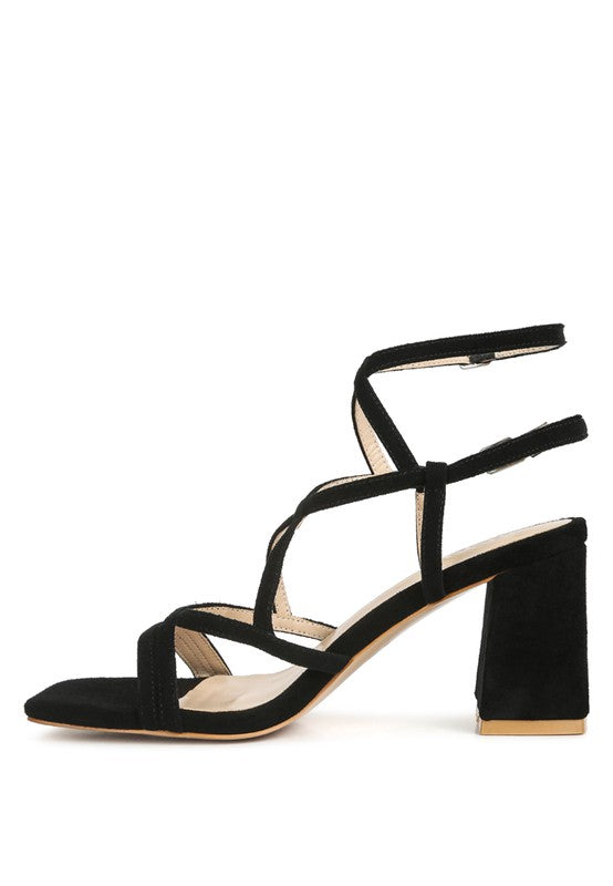 Fiorella Strappy Block Heel Sandals Rag Company