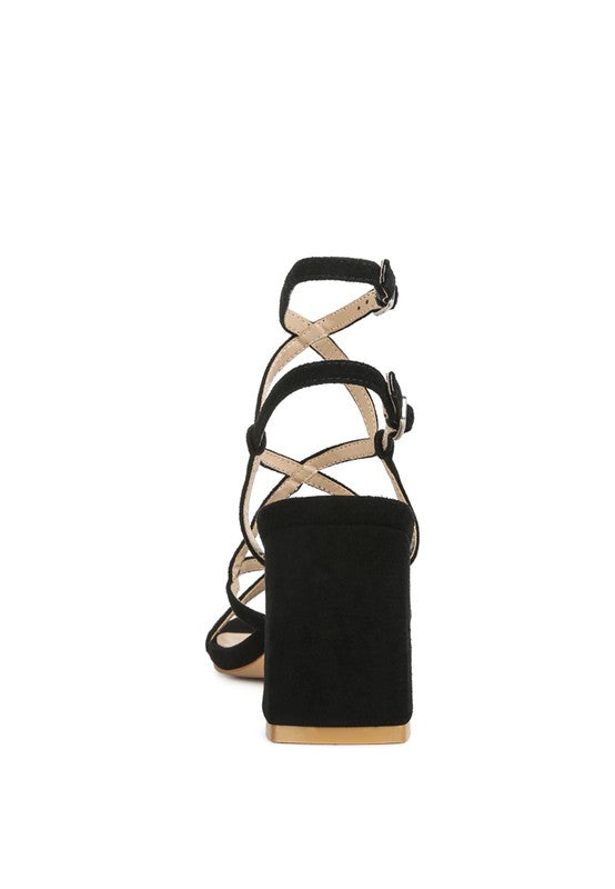 Fiorella Strappy Block Heel Sandals Rag Company