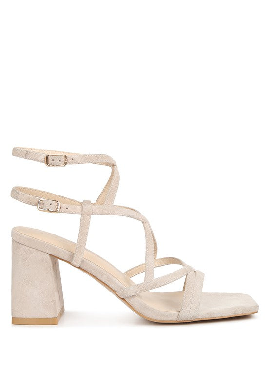 Fiorella Strappy Block Heel Sandals Rag Company