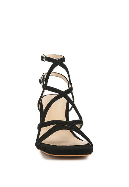 Fiorella Strappy Block Heel Sandals Rag Company