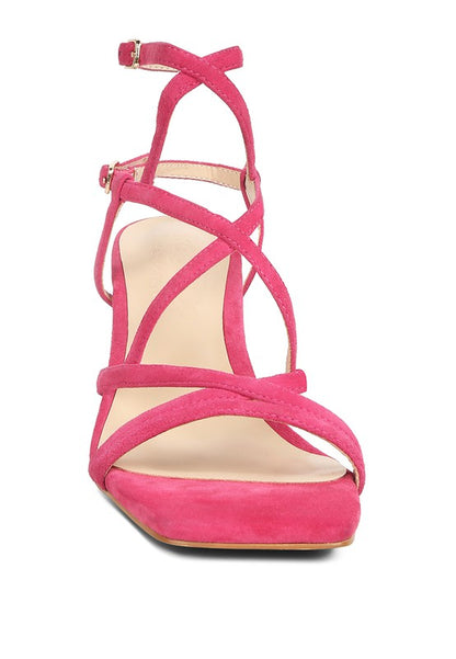 Fiorella Strappy Block Heel Sandals Rag Company