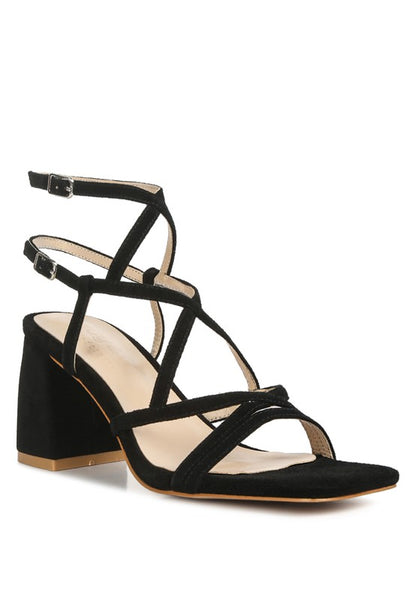 Fiorella Strappy Block Heel Sandals Rag Company