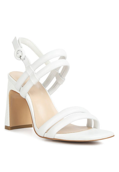 AVIANNA Slim Block Heel Sandal Rag Company