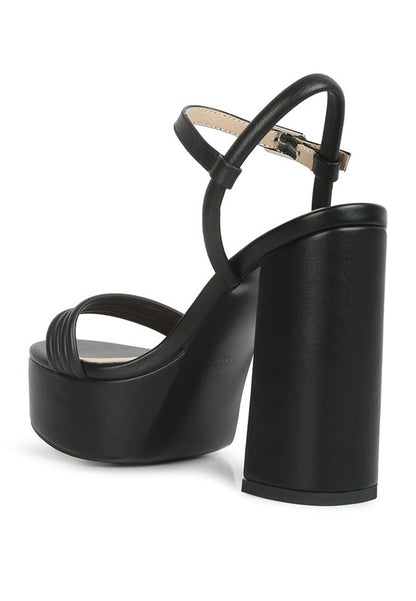 Cruella Block Heel Platform Sandals Rag Company