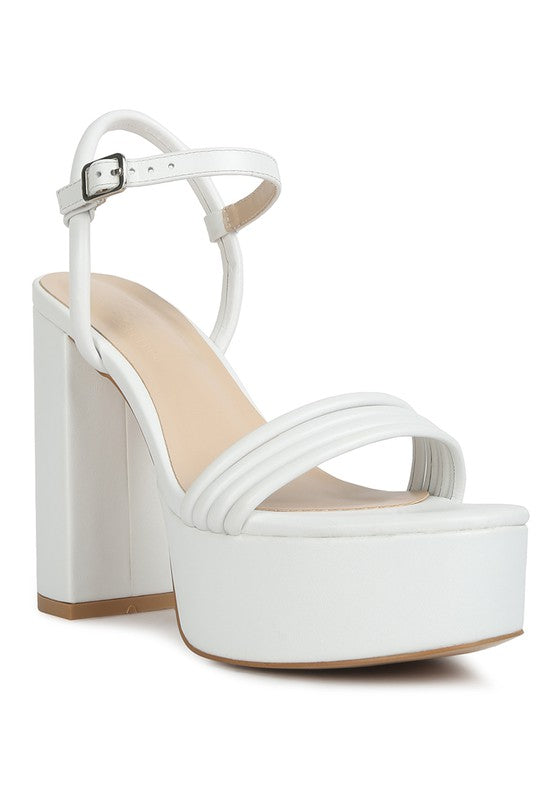 Cruella Block Heel Platform Sandals Rag Company