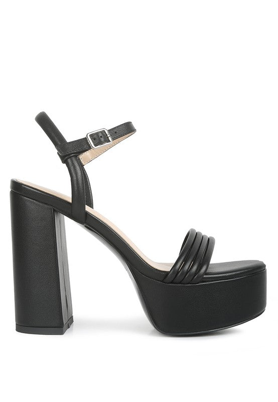 Cruella Block Heel Platform Sandals Rag Company