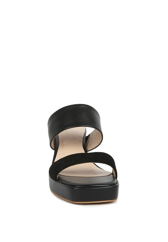 Eddlia Slip On Platform Sandals Rag Company