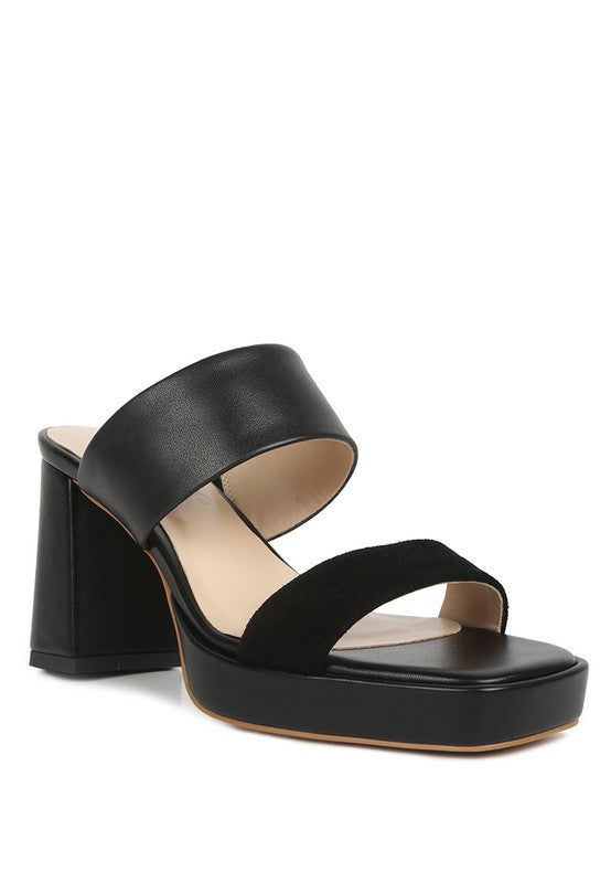 Eddlia Slip On Platform Sandals Rag Company