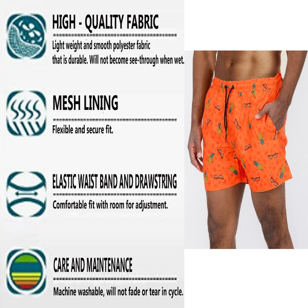 Men's All-Over Cali Swim Shorts