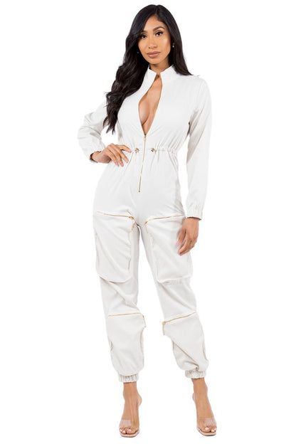 Cargo Style Jumpsuit