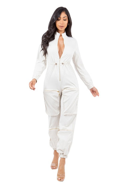 Cargo Style Jumpsuit