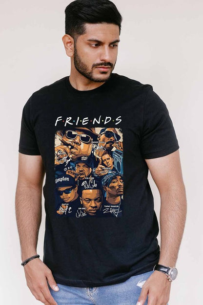 Unisex Rapper Friends Graphic Tee