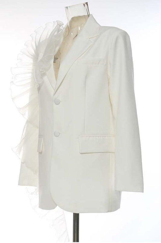 Fashion Blazer - White