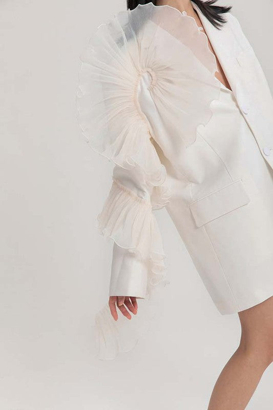 Fashion Blazer - White