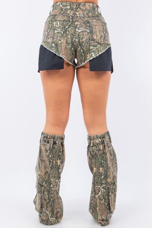 Woodland Camo Short