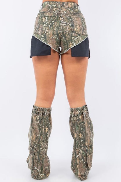 Woodland Camo Short