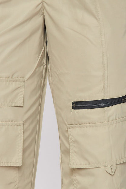 Utility Parachute Pants - Nude