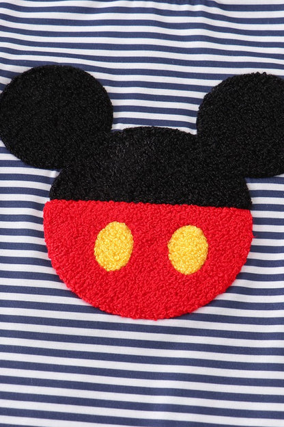 Boys Stripe Mouse Character Top